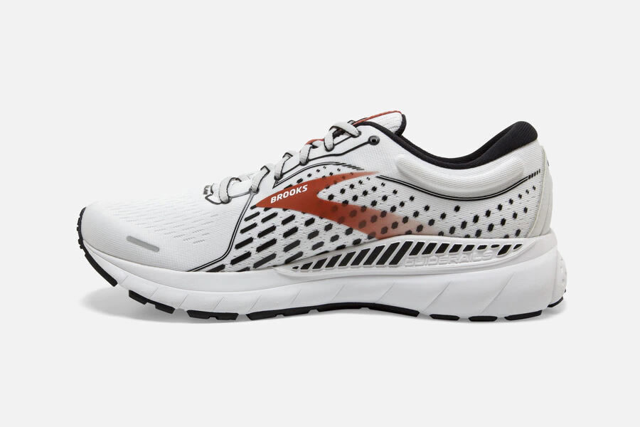 Brooks Adrenaline GTS 21 Women\'s Road Running Shoes White/Black/Orange